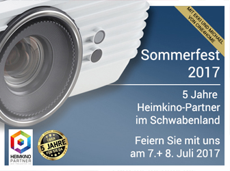 Sommerfest 2017 am 7.+ 8. Juli 2017 | 5 Jahre Heimkino-Partner im Schwabenland